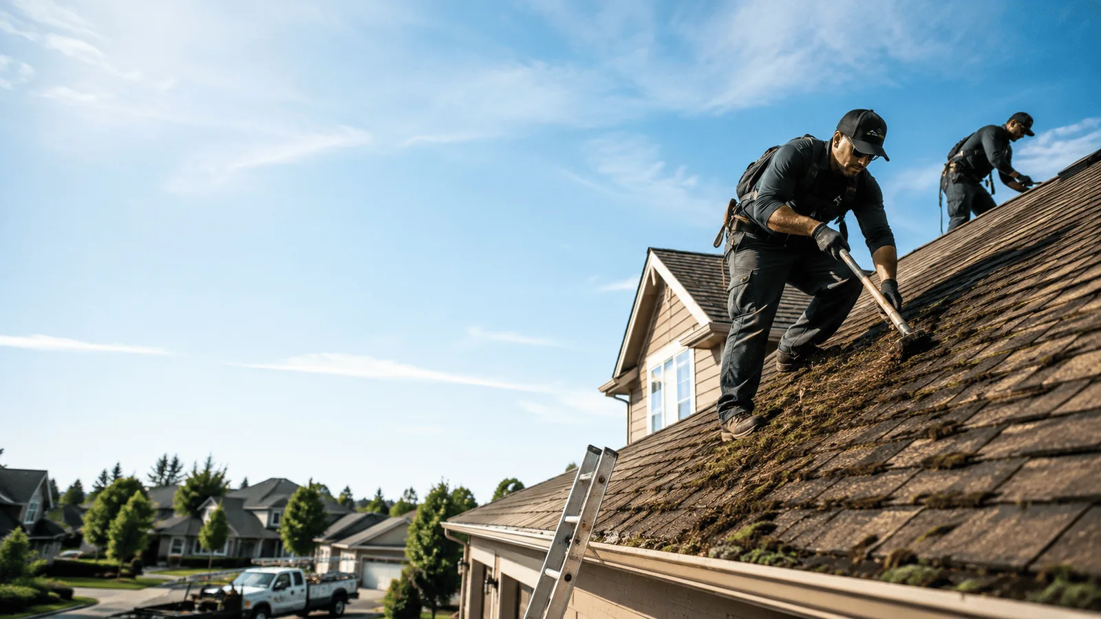 Roof Moss Removal in Sharon, ND near me
